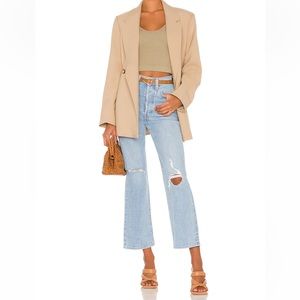 X REVOLVE Ribcage Straight Ankle in Jazz Time